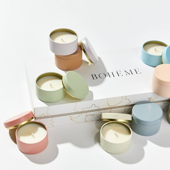 Boheme Fragrances Other - NWT Boheme Wanderlust Discovery Candle Set – 10 Mini Tins – New & Sealed